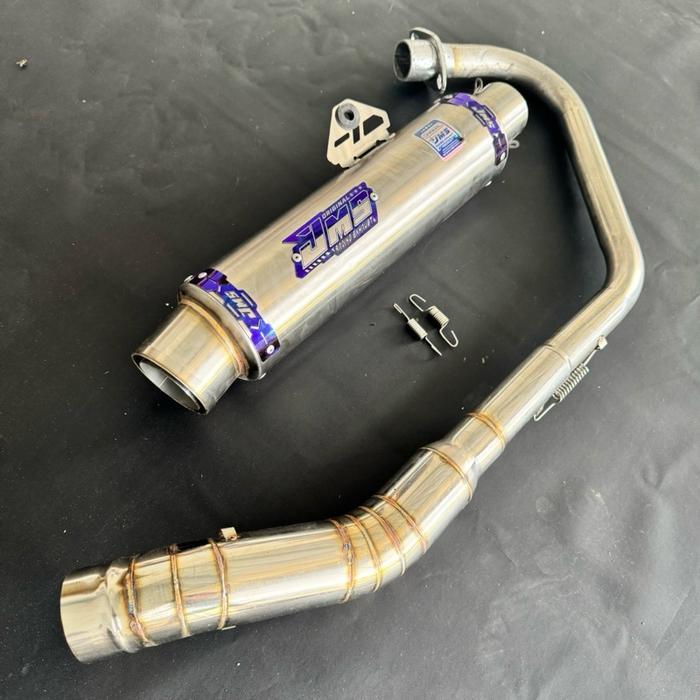 Knalpot Jms Original Type R9 Blueseries P30 Cm For Satria Fu Vixion Sonic Cb New Verza Gl Mp Tiger