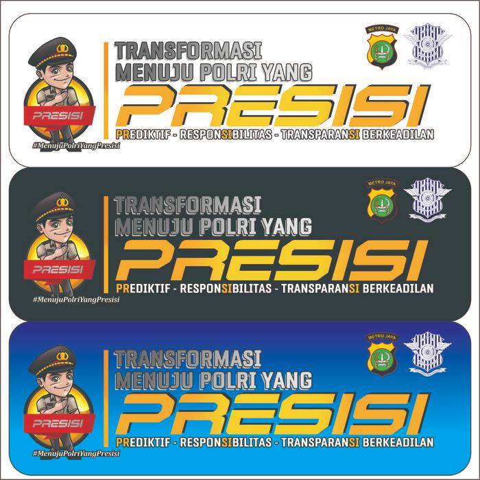 STIKER VINYL POLRI PRESISI (DIJUAL SATUAN)