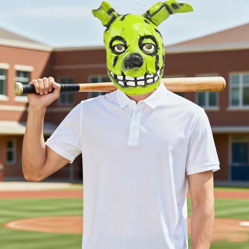 Five Nights at Freddy's Springtrap Mask FNAF 3 Decayed Bunny Latex Prop, Scary Halloween Cosplay