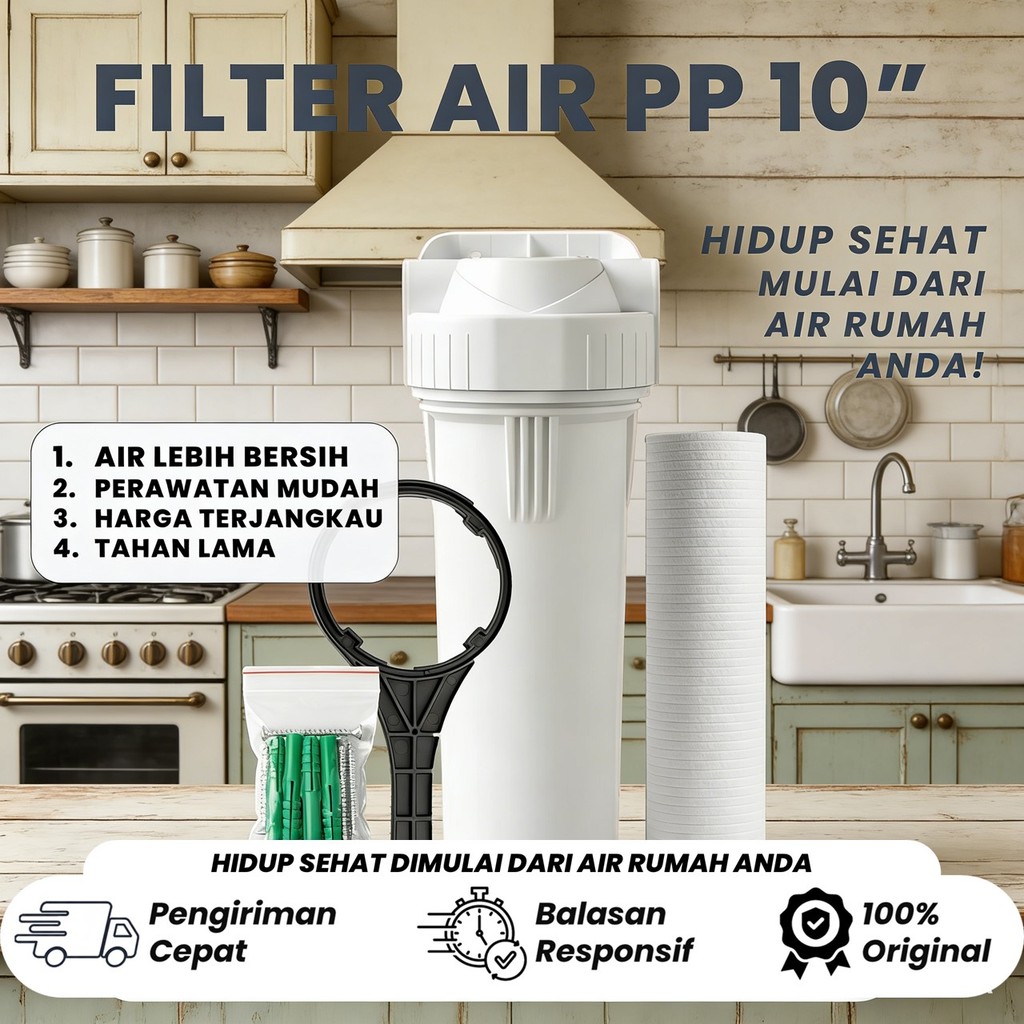 HOUSING FILTER AIR  10" + Filter PPF 5 Micron- PPF