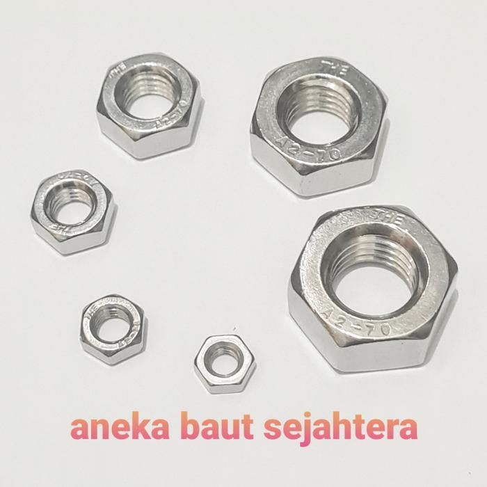 "New" Mur Hex M10 (P 1.25) Stainless Steel