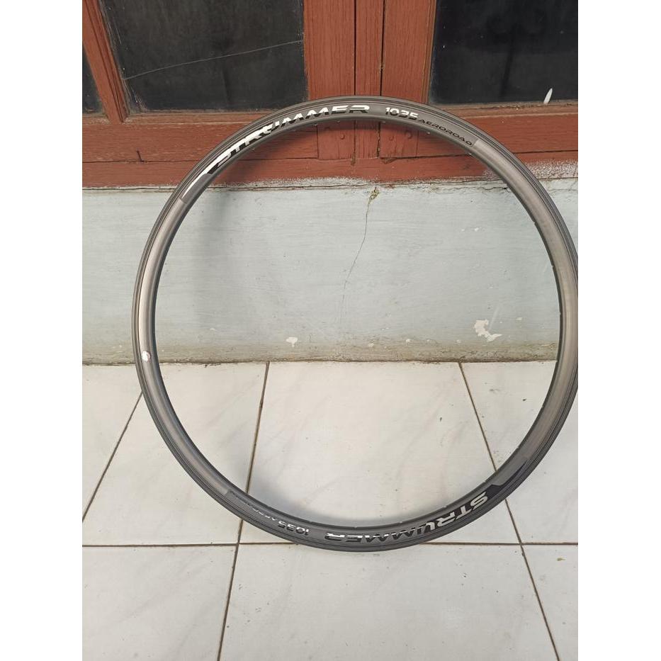 Rims Atau Velk Sepeda 700C Atau 622 Merk Strummer Tipe Aero Road Hole 28 Pentil Presta