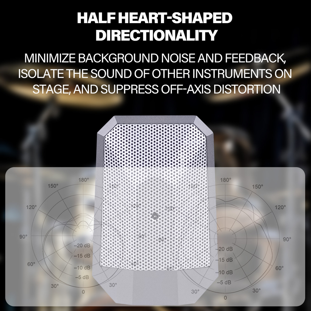 Bass drum instrument microphone stage performance pickup cable capacitor interface microphone