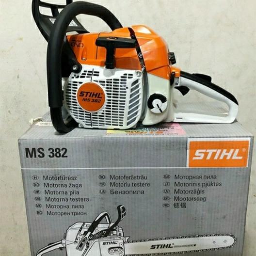 Mesin Chain saw STHIL MS-382 bar - 25 Inch  chainsaw/ sinso MS 382 Senso Original dengan Rantai & Ol