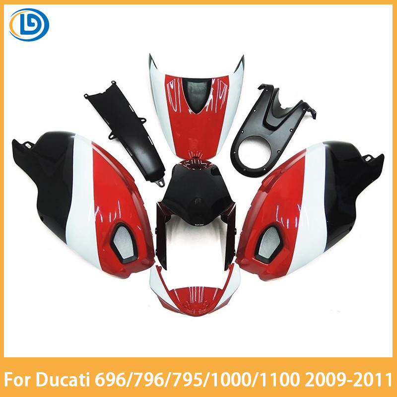 SUITABLE FOR DUCATI MONSTER 696 796 1100 FULL CAR SHELL, MOTORCYCLE REAR HUMP FAIRING, HIGH QUALITY