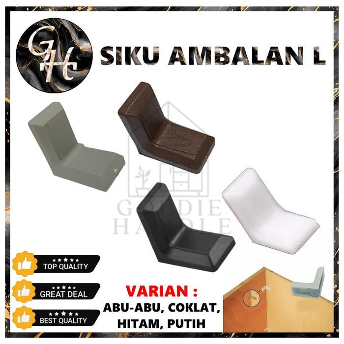 Siku Ambalan Plastik Trapes L Siku 22 L Penyangga Traves PenyanggaRakLemari