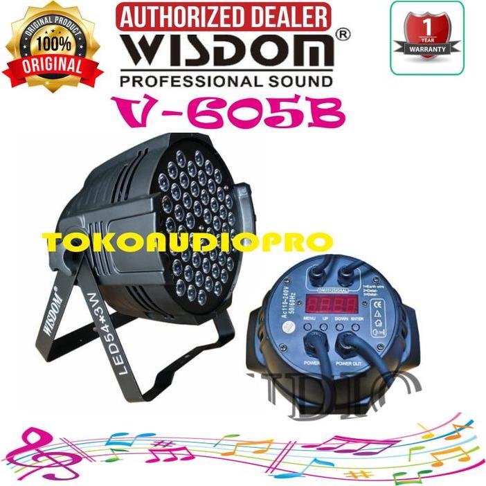Lampu Parled / Par Light Wisdom V 605 B / V 605B / V605B (RGBW) Wisdom V605B
