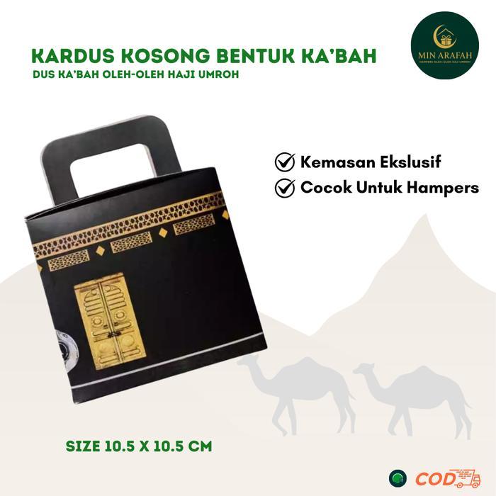 Min Arafah Kardus Kosong Ka'Bah Oleh Oleh Haji Umroh 1 Pack Isi 100 Pcs Bentuk Ka'Bah Kardus Hampers