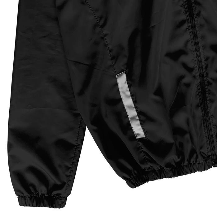 HONORABLE - Stelan Olahraga Jaket Running Pria One Set Hitam