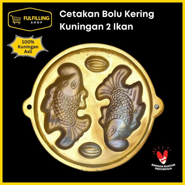 CETAKAN BOLU KERING/ BOLU JADUL KUNINGAN 2 IKAN