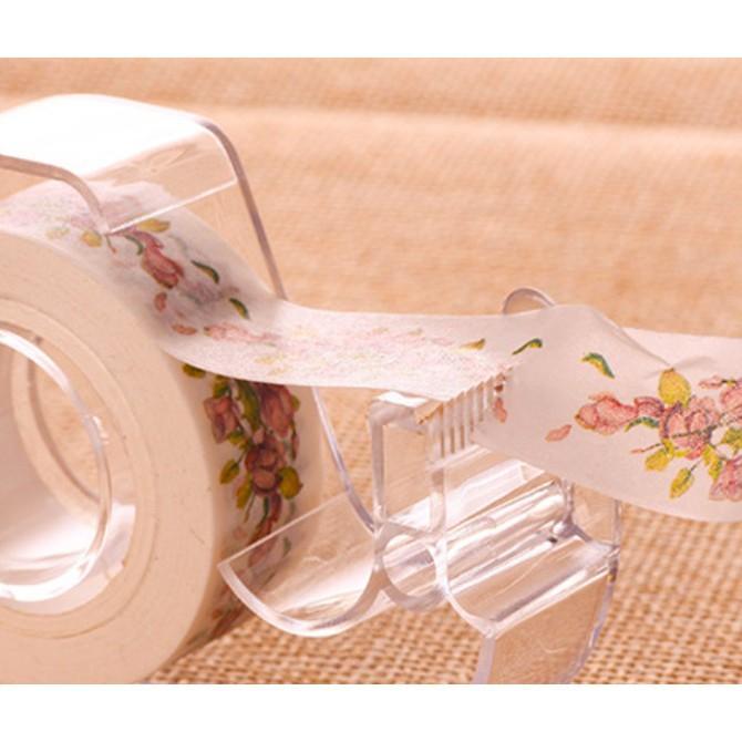 "New" [MILOLI] Single Dispenser Tape Washi Masking Dispenser Tempat Washi Tape - F0044