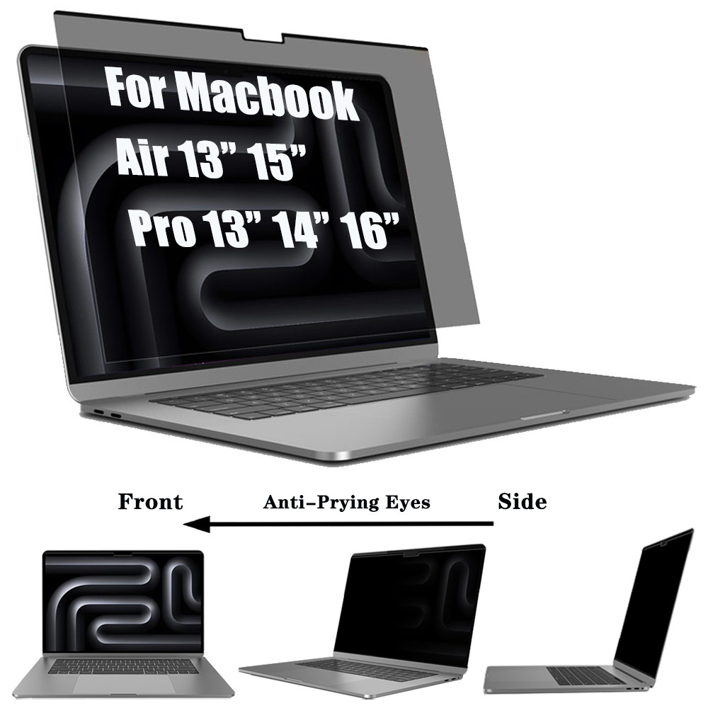 For Macbook Monitor Privacy Screen Protector For Macbook Air 13.6 inch M4 For Macbook Pro 14 16 M4