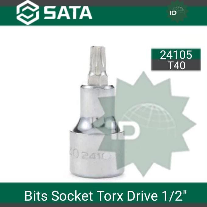 Bit Sok Bintang 1/2 24105 Dr. Bit Torx T40 Socket 50Mm Sata