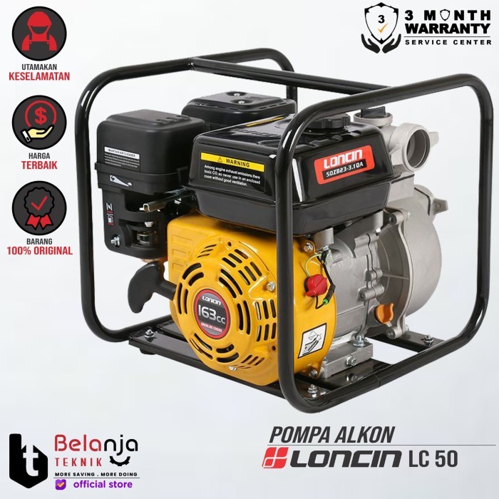 Mesin Pompa Air - Alkon Loncin LC 50 2 Inchi - 6 Meter