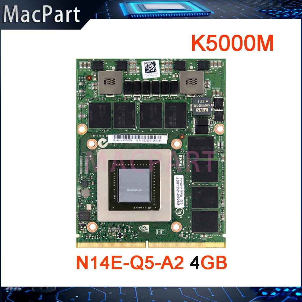 Quadro K5000 K5000M GDDR5 4GB N14E-Q5-A2 Graphics Video Card With X bracket For iMac A1312 27-inch 2