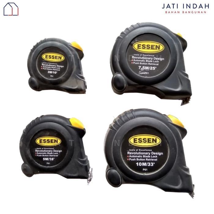Meteran ESSEN 3 5 7.5 10 meter / Meteran Tukang