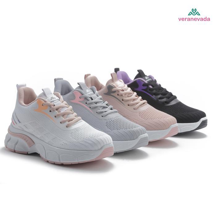 Aerostreet.Shoes - Vn Sepatu Fuji Sneakers Wanita Sport Shoes Casual Olahraga Cewek Kasual A73