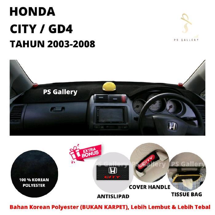 Alas Dasbor Mobil Honda City Gd4 Tahun 2003-2008 Aksesoris Cover Dashboard Premium