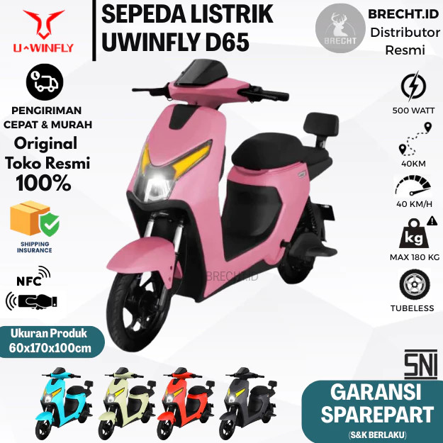 Sepeda Listrik Uwinfly D65 New 2025