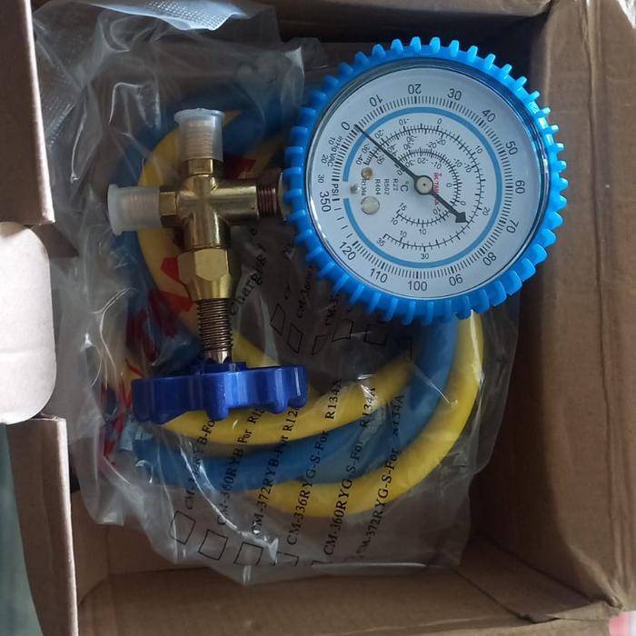 ALAT ISI FREON KULKAS LENGKAP SLANG DAN MANIFOLD