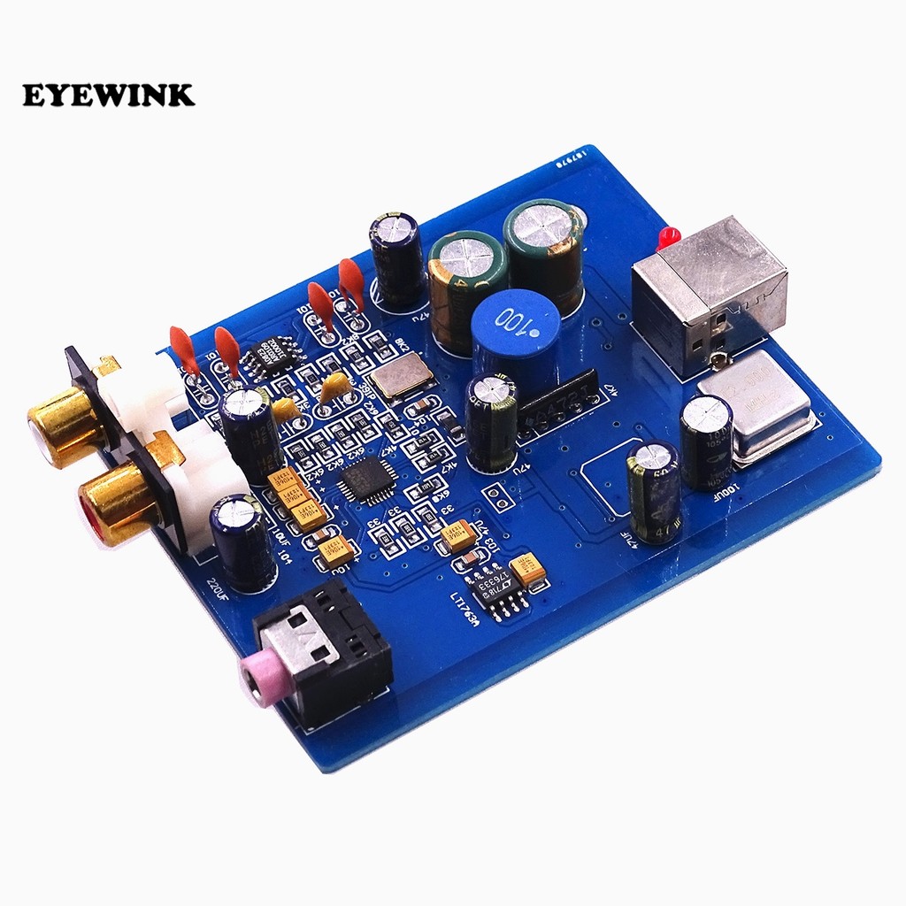 SALE HIFI ES9018K2M SA9023 USB DAC Decoder board External Sound Card Support 24Bit 92k
