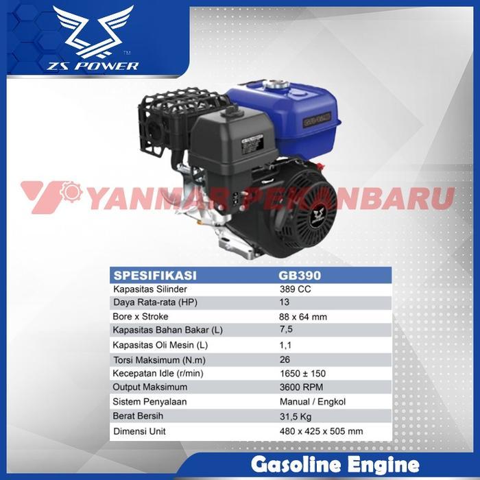 Mesin Pengerak Engine Zs-Power GB-390
