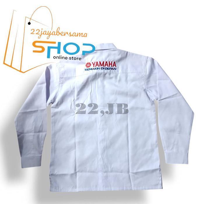 KEMEJA YAMAHA SEMAKIN DI DEPAN BAJU KEMEJA YAMAHA BAJU SERAGAM YAMAHA BORDIR