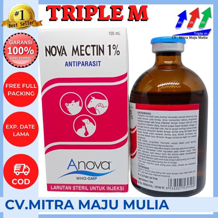 Premium Nova Mectin 1% Triple M- Obat Hewan Ternak Original