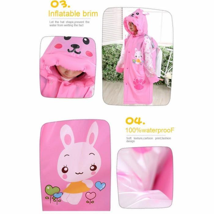 Jas Hujan Anak KARAKTER / Raincoat Mantel Hujan Anak Terusan Karakter