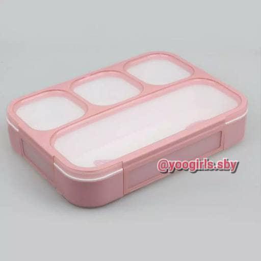 YOOYEE kotak makan grid bento lunch box 4 sekat anti bocor