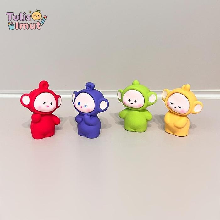 Terlaris Tulis Imut Hiasan Mobil Teletubbies Figurine Mainan Lucu untuk Layar Navigasi Mobil
