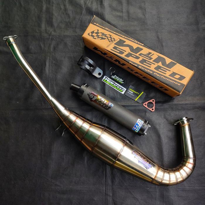 Knalpot Ninja R/Rr/Ss Carbon Plain Doff Endcap Finishing Cnc Chamber Stainless Cacing Standar/Kobra