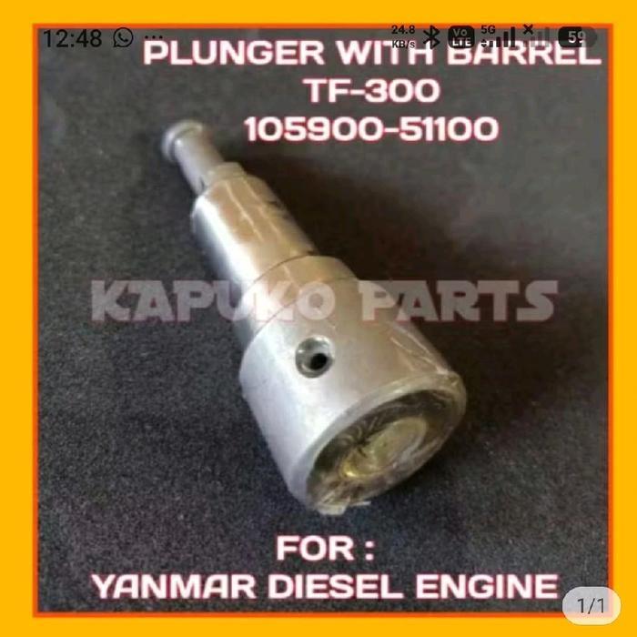 Tf300 Plunger Untuk Diesel Engine Mesin Diesel Yanmar 30Pk Baru