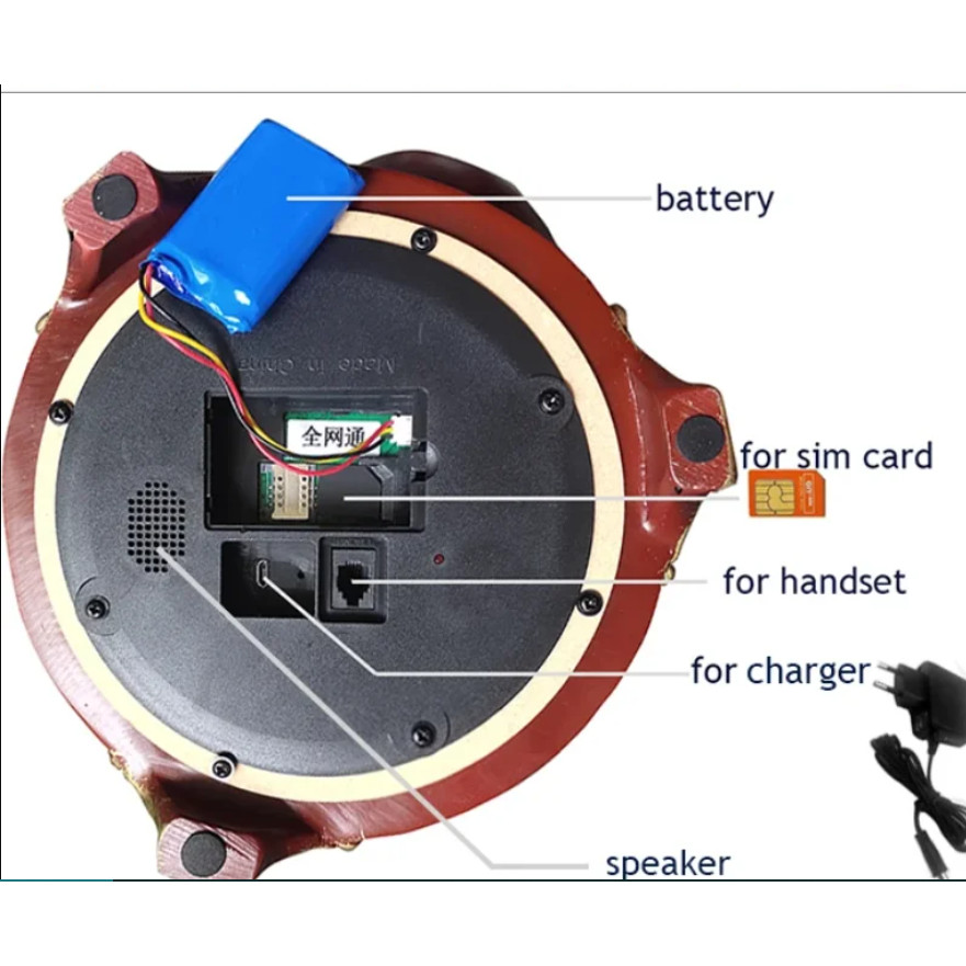 Retro cordless GSM sim card Phone cordless Phone Fixed Wireless Telephone home office telefone