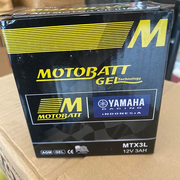 Aki Accu Motor Merk Motobatt