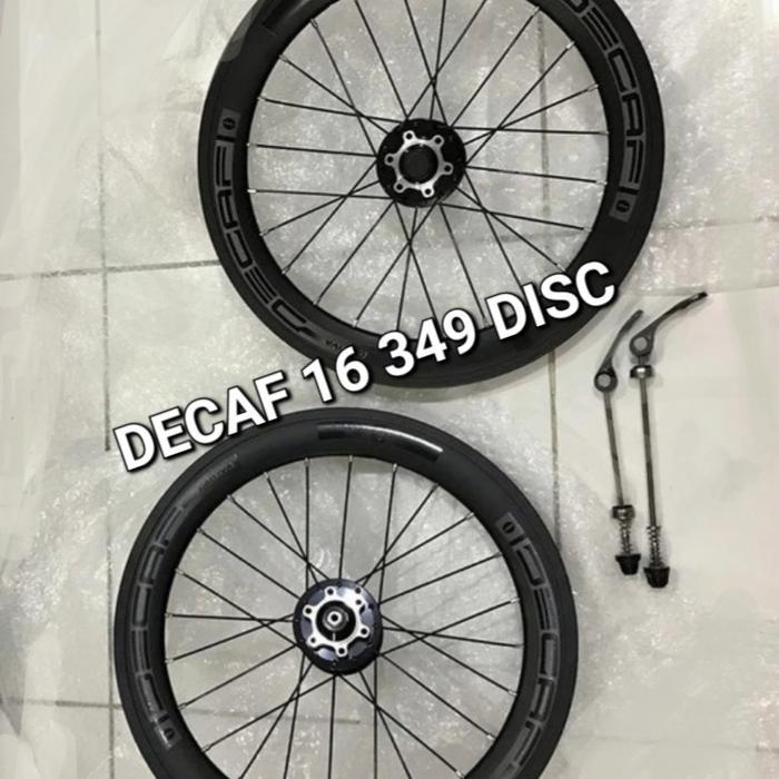 wheelset 16 349 Decaf diskbrake bearing jangkrik sepeda lipat