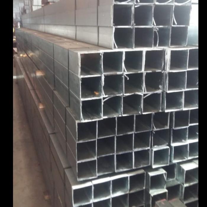 PROMO!! HOLO HOLLO HOLLOW GALVANIS 4X4X0.50 4X4 X 0.5 0,5 MM PER BATANG