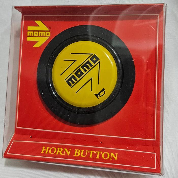 Tombol Klakson Momo Arrow Yellow Import Momo Horn Button Like Original