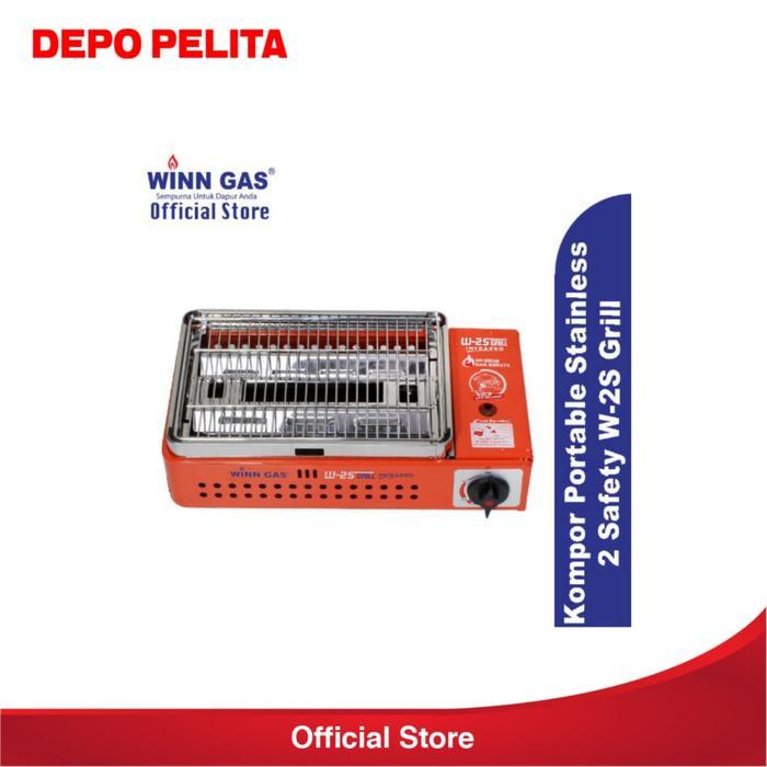 Winn Gas Grill W2S Kompor Portable Stainless Gas Stove