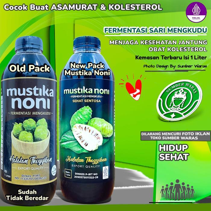 BEST SELLER FERMENTASI JUS MENGKUDU MUSTIKA NONI 1 LITER - MENGKUDU EXPORT QUALITY