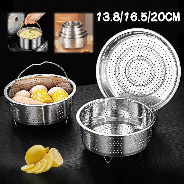 Panci Kukusan Keranjang Baja Tahan Karat Penanak Nasi Penanak Nasi Elektrik Keranjang Nasi