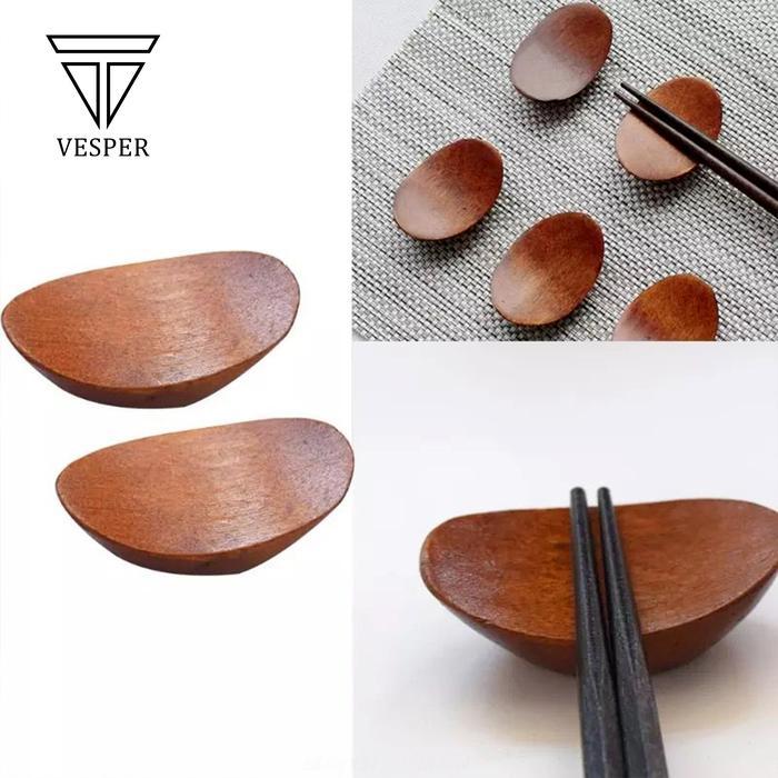 nanmu wooden japanese chopstick holder / kayu alas dudukan sumpit