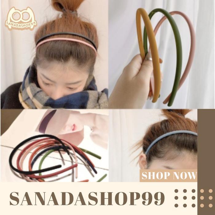 (ACC89) Bando Polos Doff Bando Korea Polos Warna Warni Doff Bando Wanita