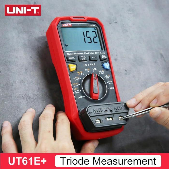 UNI-T UT61E+ Plus Digital Multimeter 22000 Counts True RMS 1000V 20A Tester Auto Range NCV USB