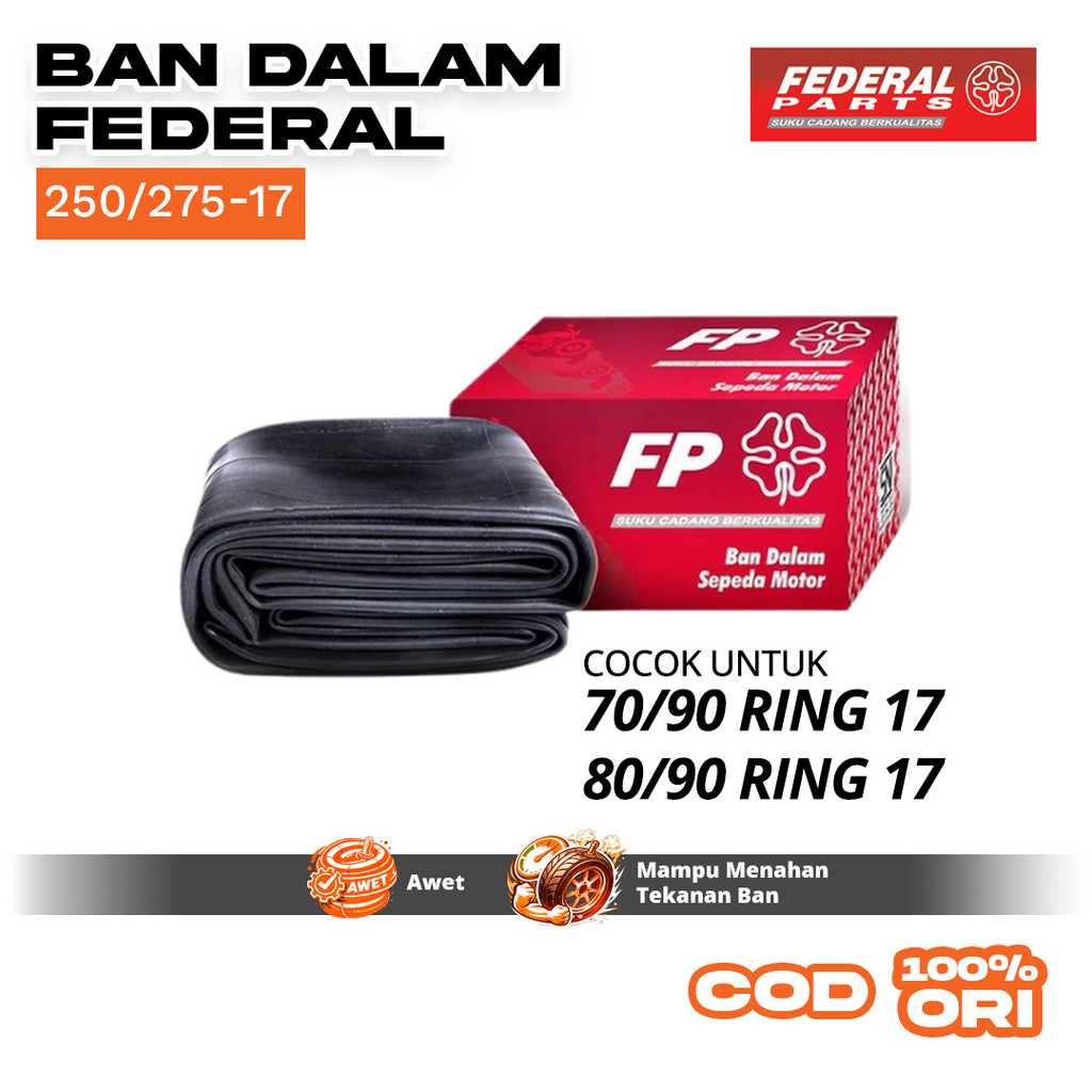 FEDERAL Ban Dalam 250/275 Ring 17