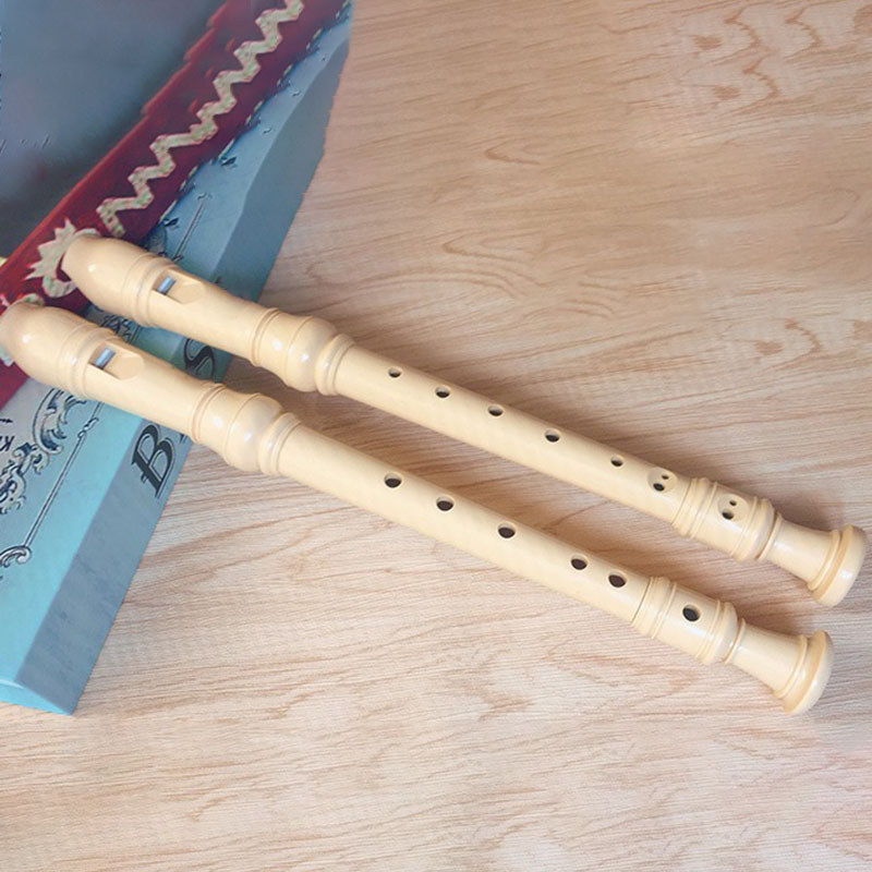C Tone Recorder German High 6 8 Hole Vertical Flute Student Beginner Resin Recorder Portable Hohner