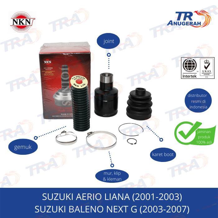 Cv Joint/As Roda Dalam Nkn Japan Suzuki Aerio Liana, Baleno Next G