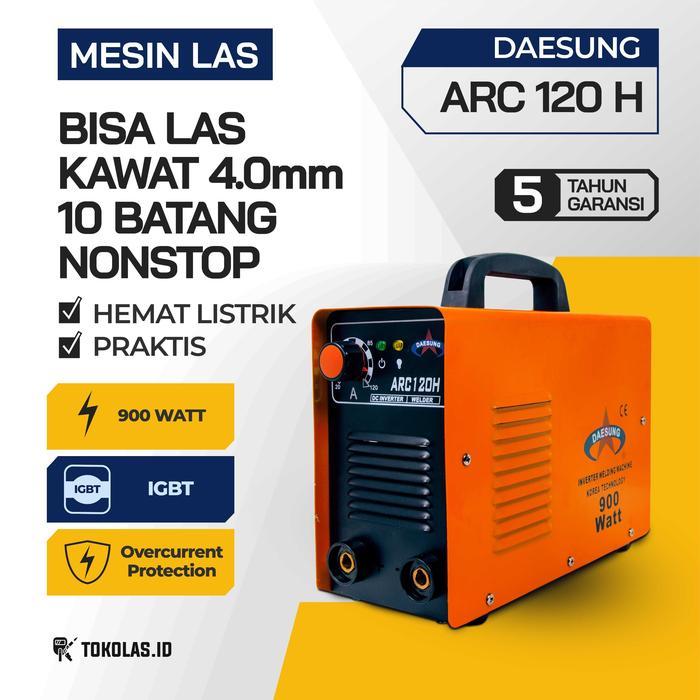 Mesin Travo Trafo Las Mma Stick Inverter Welding Daesung Arc 120 H Ampre 900 Watt Korea Bisa Kawat