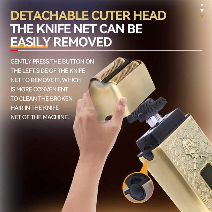 Kemei KM-T101 Mini Shaver 8500RPM 1200MAH Cukur Kumis Jenggot KMT101 T101 Elektrik Mesin Pria