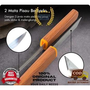 PISAU KATANA SAMURAI MINI 2 IN 1 ORIGINAL